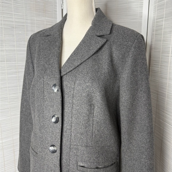 Pendleton Gray Blazer Classic Wool Design Size M - Picture 2 of 8